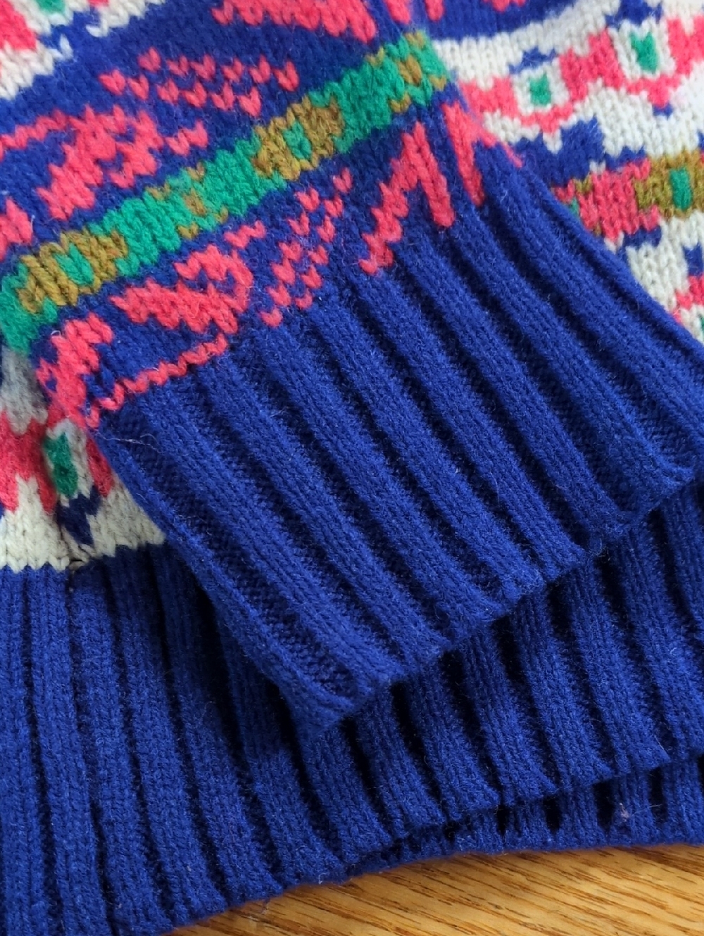J. Crew Fair Isle 100% Wool Crew Neck Sweater Size XS - Picture 5 of 11